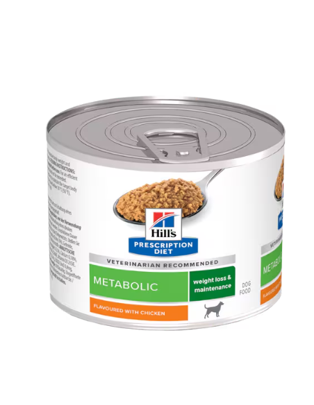 HILL'S CANINE METABOLIC pollo e verdure Gr.200. Diete . Cibo Umido per cani