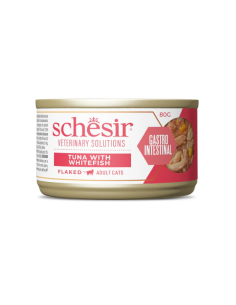 Schesir Veterinary Solutions Gastrointestinal Tonnetto con Pesce b.gr.80. Diete Cibo Umido Per Gatti . 2