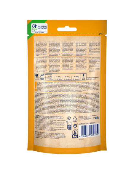 Vitakraft Snack Cane pure Duck Mini Coins gr.80.Snack per cani .