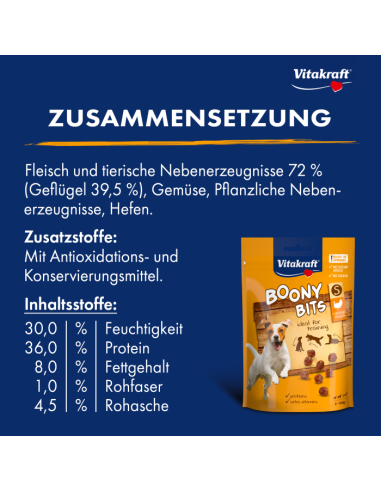 Vitakraft Snack Cane Boony Bits Pollo gr.55. Snack per cani