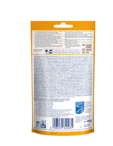 Vitakraft Snack Cane Treaties Minis con Salmone gr.48. Snack per cani