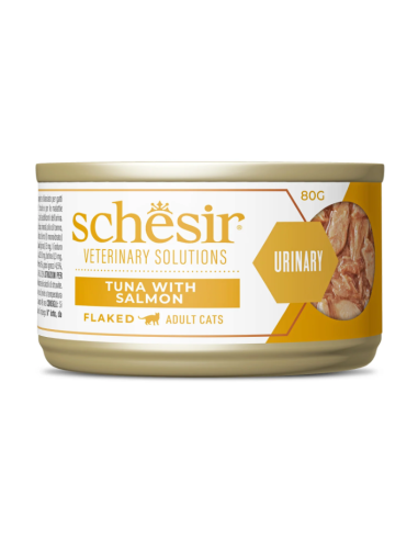 Schesir Veterinary Solutions Urinary Tonnetto con Salmone gr.80. Diete - Cibo Umido Per Gatti