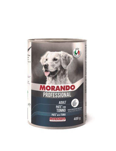 Morando Professional Adult Patè Tonno Gr 405. Cibo Umido Per Cani