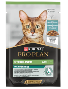 Pro Plan Gatto Busta Nutri Savour Pesce oceanico Gr 85. Cibo Umido per gatti