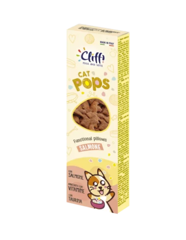 Cliffi Cat Pops Chrunchy Treats Salmone gr 50. Snack per gatti