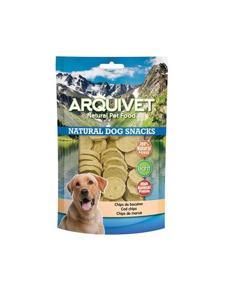 ARQUIVET CHIPS DI BACCALA' 100 GR. Snack per cani