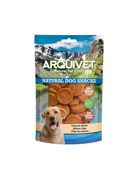 Arquivet Chips di Salmone gr 100. Snack per cani