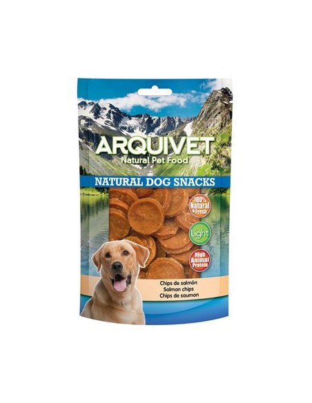 Arquivet Chips di Salmone gr 100. Snack per cani