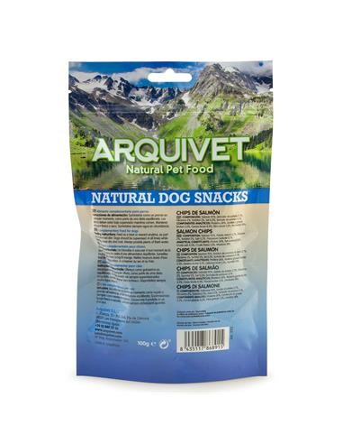 Arquivet Chips di Salmone gr 100. Snack per cani