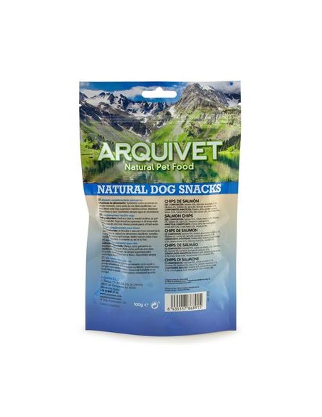 Arquivet Chips di Salmone gr 100. Snack per cani