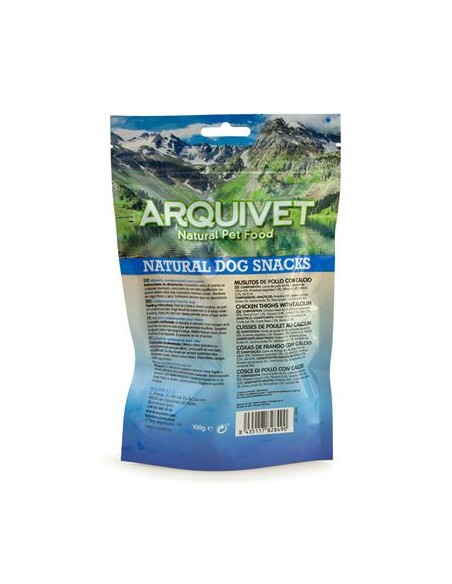 Arquivet Cosce di Pollo Con Calcio gr 100. Snack per cani .