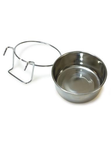 Arquivet Mangiatoia Inossidabile per pappagalli 0,5 litri. Accessori gabbie-