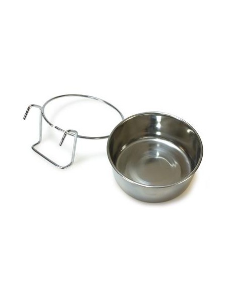 Arquivet Mangiatoia Inossidabile per pappagalli 0,5 litri. Accessori gabbie-
