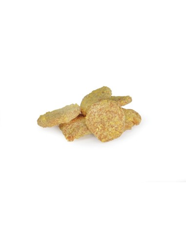 Treats and Snack Medaglioni Impanati Pollo e Patata gr 80. Snack per cani