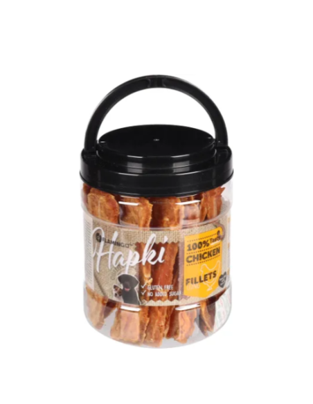 Hapki Filetti Di Pollo Gr 500. Snack Per cani