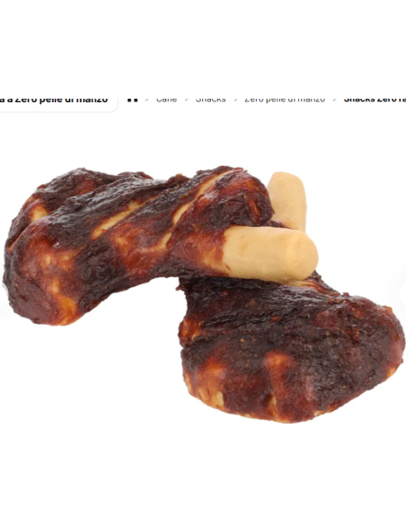 Zero Rawhide Cotoletta di Agnello gr 80. Snack per cani