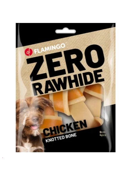 Zero Rawhide Osso Con Pollo gr 140. 9 cm . Snack per cani