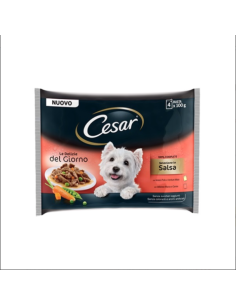 Cesar Delizie del giorno Multipack Selezione In Salsa  3+1 omaggio. Cibo umido per cani 2
