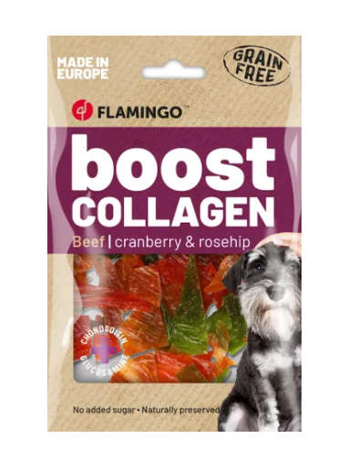 Boots Chips Con Manzo e Collagene gr 60. Snack per cani