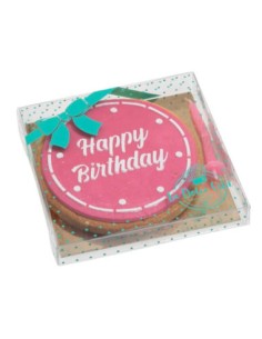 Torta Di Compleanno Happy Birthday Rosa. Snack per cani