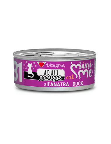 Mini Me 31 Adult Mousse All'anatra gr 85. Cibo Umido Per Gatti