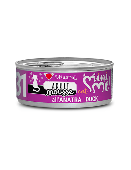 Mini Me 31 Adult Mousse All'anatra gr 85. Cibo Umido Per Gatti