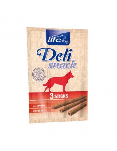 Life Dog Delisnack 3 Stick Manzo gr 33. Snack per cani