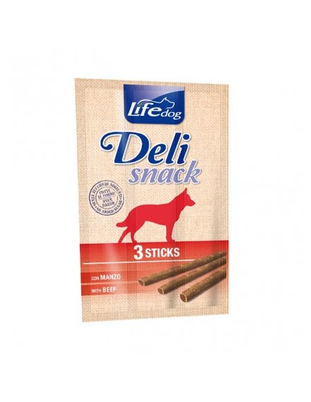 Life Dog Delisnack 3 Stick Manzo gr 33. Snack per cani