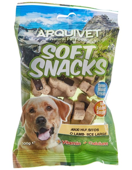 Arquivet Soft Snacks Maxi Ossa Agnello gr 100. Snack per cani.