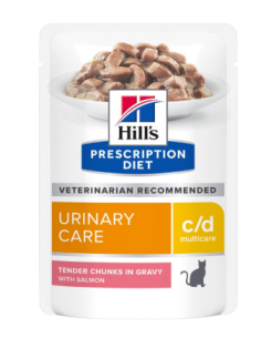 Hill's Cd busta al Salmone gr 85. Diete per gatti. Cibo umido 2