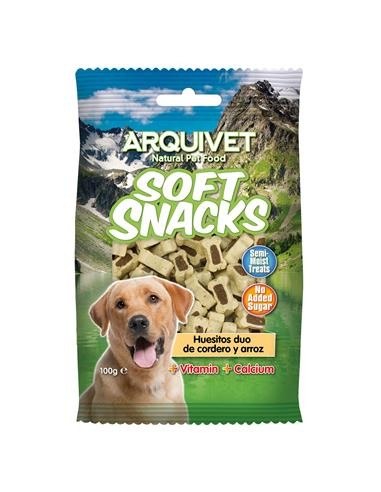 Arquivet Soft Snack Ossa Duo Agnello e Riso gr100. Snack per cani