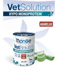 Monge Veterinary Dog  Hypo Monoprotein Agnello GR.400. Diete . Cibo Umido per cani 2
