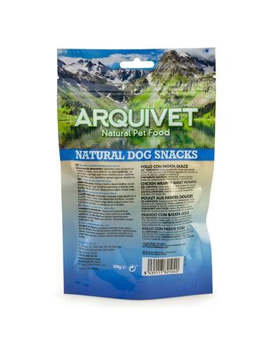 Arquivet Pollo Con Patate gr 100. Snack per cani