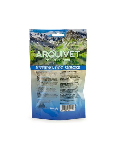 Arquivet Pollo Con Patate gr 100. Snack per cani
