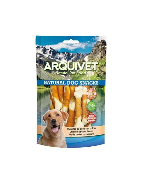 Arquivet Ossa di Pollo Con Calcio gr 100. Snack per cani.