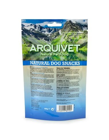 Arquivet Strisce di Vitello gr 100. Snack per cani.