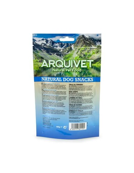 Arquivet Strisce di Vitello gr 100. Snack per cani.