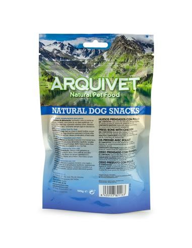 Arquivet Osso Pressato Con Pollo gr 100. Snack per cani.