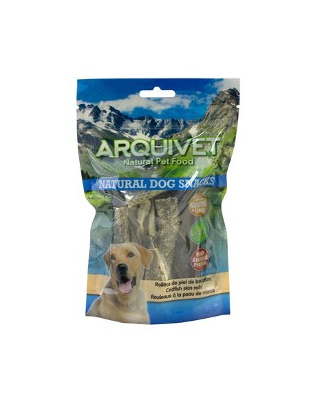 Arquivet Involtini Di Pelle di Baccala' gr 70. Snack per cani.