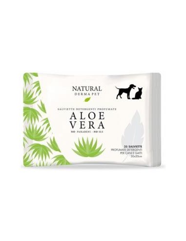 Salviette Detergenti e profumate ALOE VERA Derbe- Igienici per cani e gatti