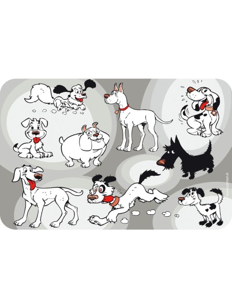 Tovaglietta Sottociotola Cane 43x28 cm . Accessori per cani.