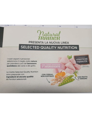 Natural Trainer  Selected Quality Nutrition Small & Toy Pesce Bian gr.600. Cibo Secco Per Cani