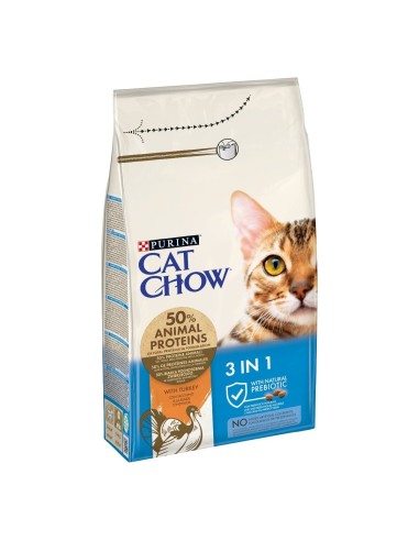 Purina Cat Chow Feline 3 in 1 kg 1,5. Cibo Secco Per Gatti