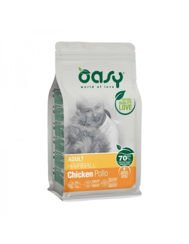 Oasy Hairball kg 1,5. Cibo secco Per Gatti