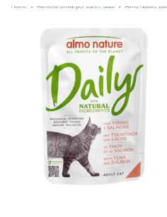 Almo Daily Busta con Tonno e Salmone gr 70. Cibo Umido per gatti . 2