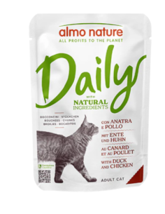 Almo Daily Busta Con Pollo e Anatra  gr 70. Mangime Per Gatti 2