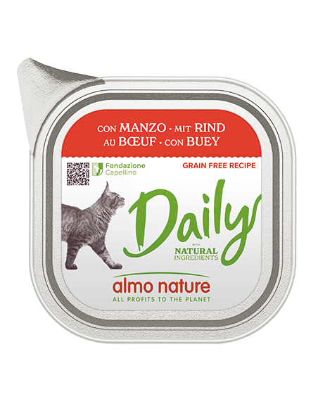 Daily Menu Con manzo gr 100. Cibo Umido per gatti