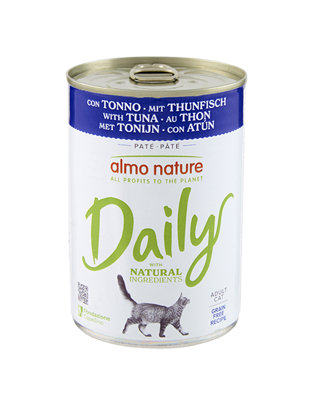 Almo Daily Menù con Tonno gr 400. Cibo Umido per gatti .