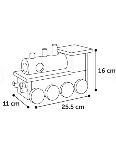 Casetta Lokomo Legno. Accessori per Roditori