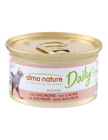 Almo Daily Menu Mousse Con Salmone Gr 85. Mangime Per Gatti